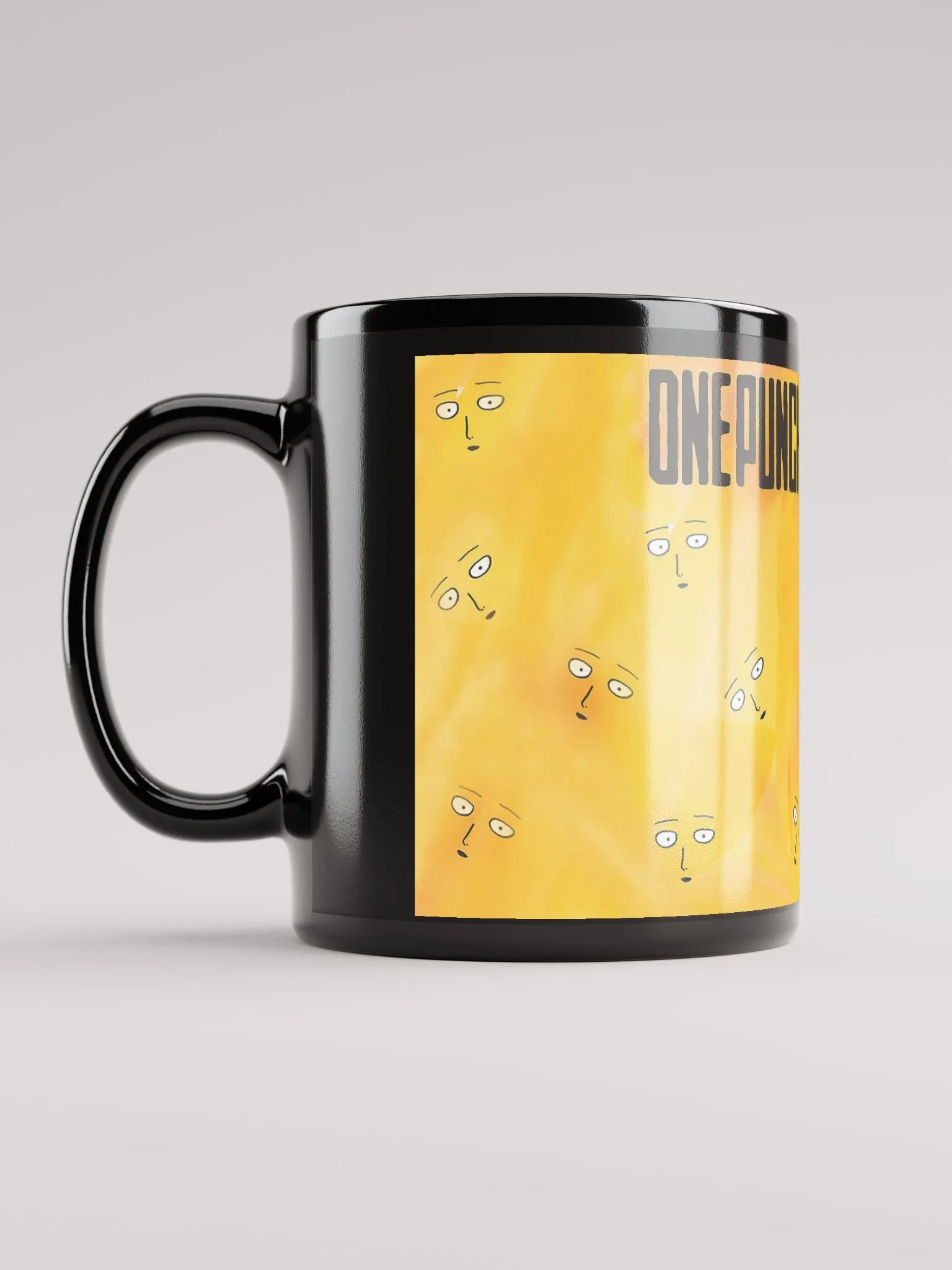 One-Punch Man Black Glossy Mug – A Must-Have for Anime Fans! product image (12)