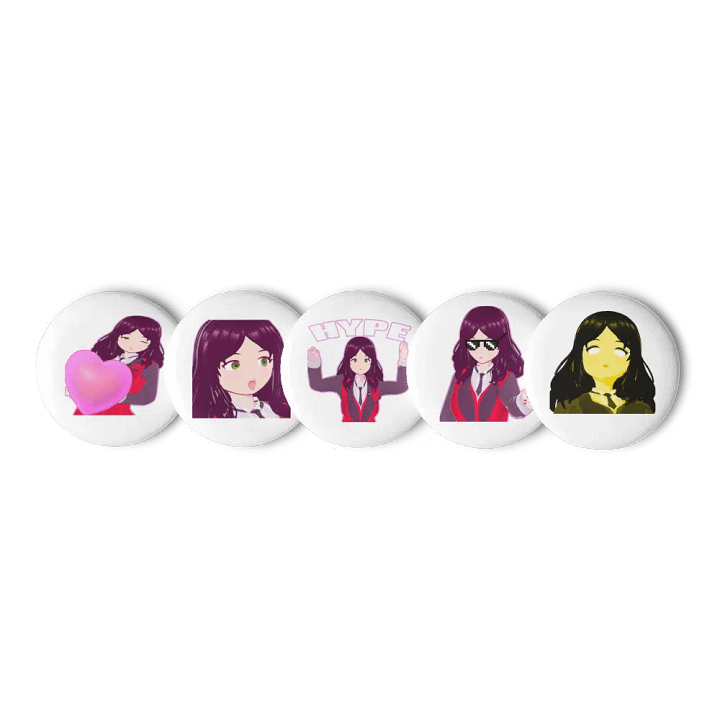 ConfusedCoast Emote Button Pins product image (1)