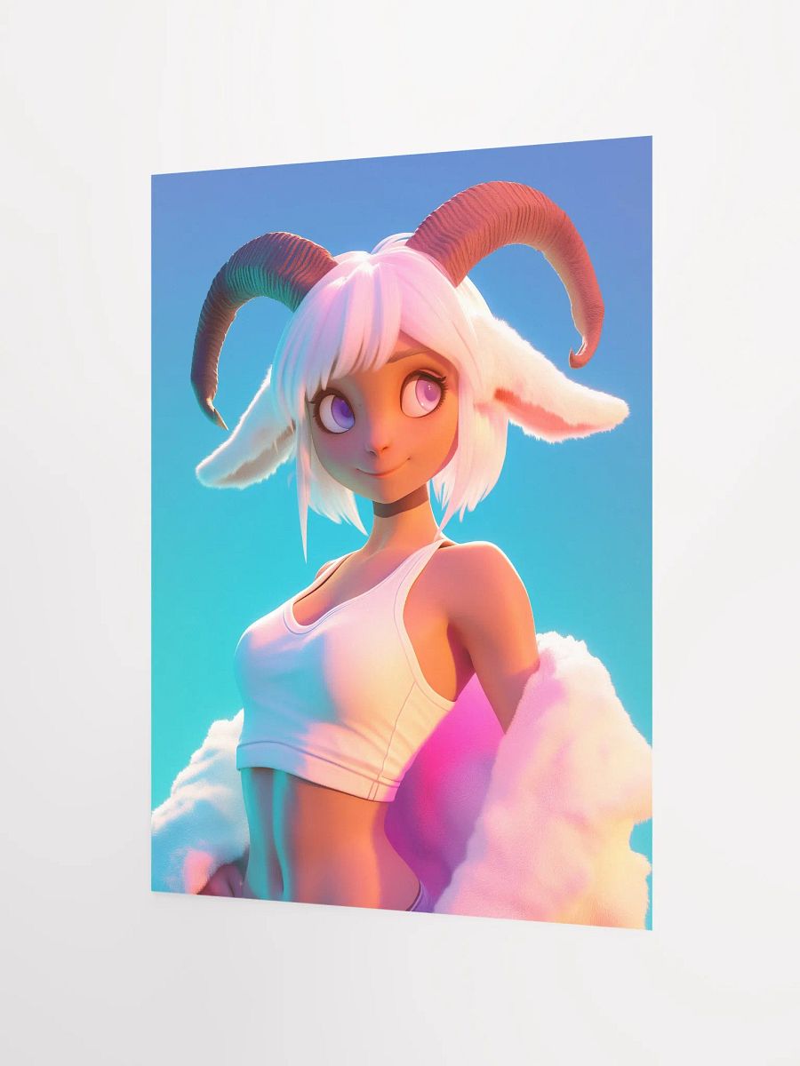 Whimsical Goat-Human Hybrid Poster product image (4)