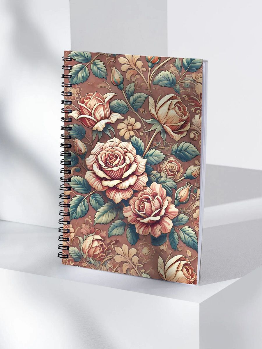 Royal Floral Spiral Notebook product image (4)