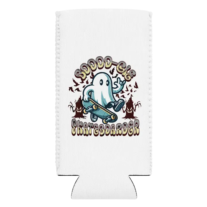 Boooo-gie Skateboarder Spooky Skater Can Cooler product image (2)