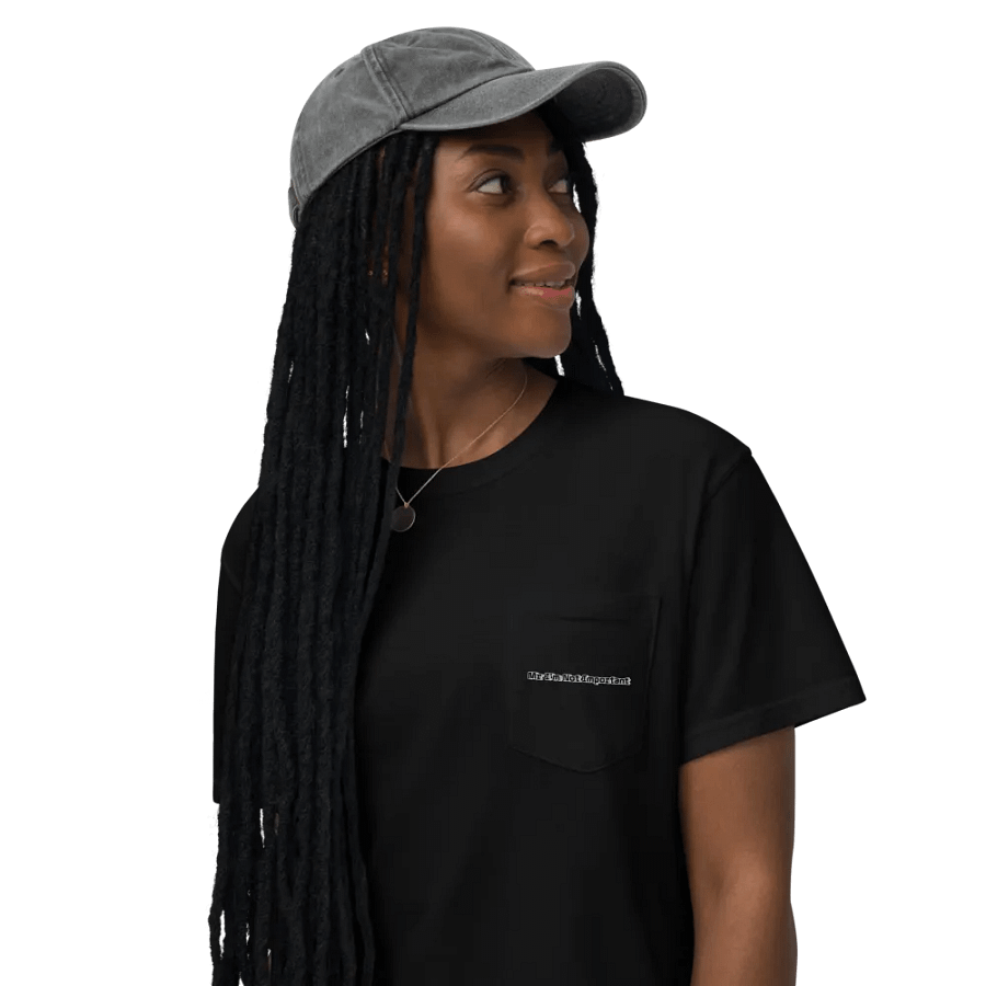 Unisex Garment-Dyed Pocket T-Shirt - Mr I'm Not Important product image (3)
