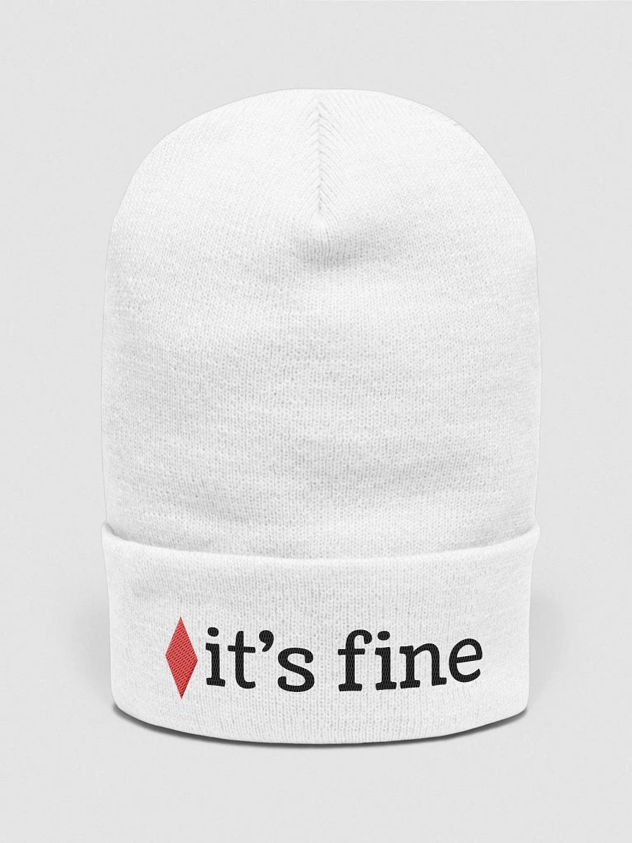 It's Fine Red Plumbob Beanie product image (1)