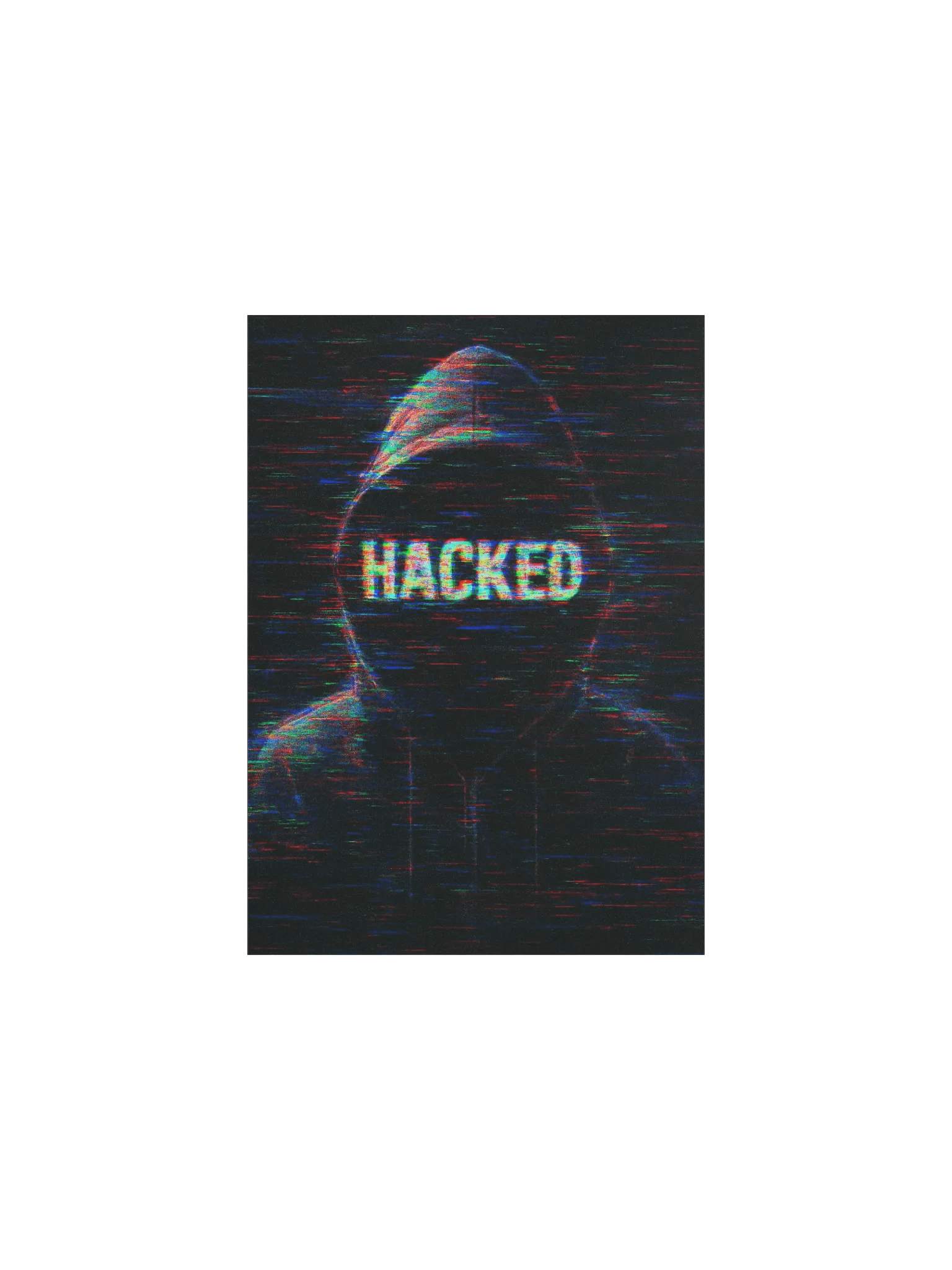 Glitched Hacked Poster product image (1)