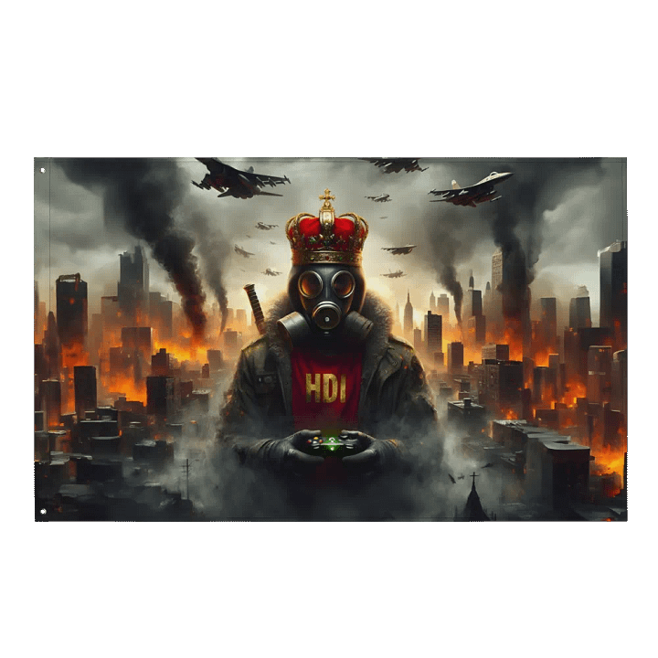 HDI Burning City Flag product image (1)
