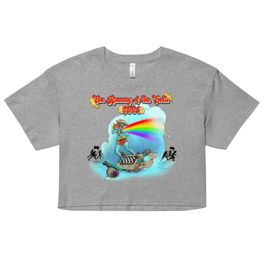 Running of the Trolls Crop Tshirt by Mischi product image (6)