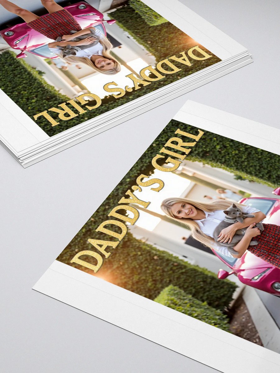 Daddy's Girl Kiss Cut Stickers product image (11)
