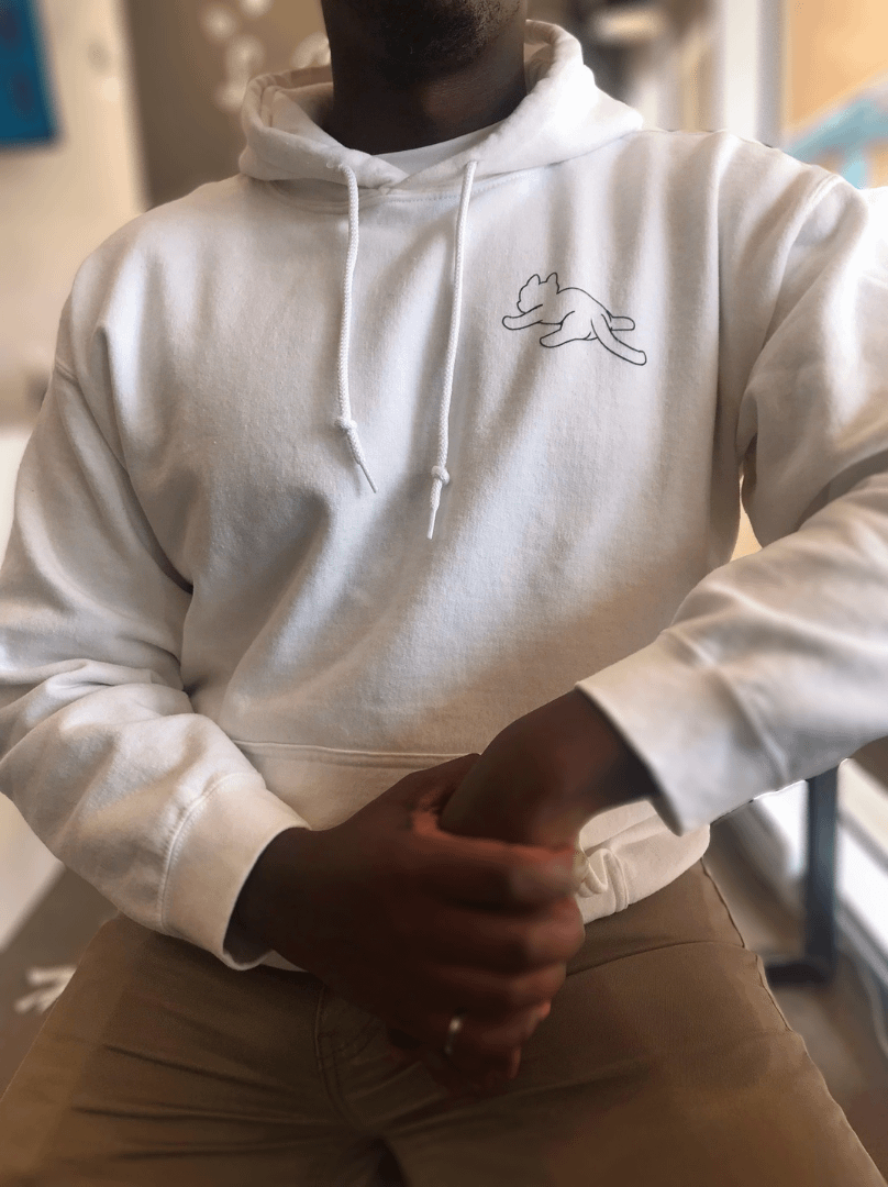 Lazy 'Black' Cat Hoodie product image (1)
