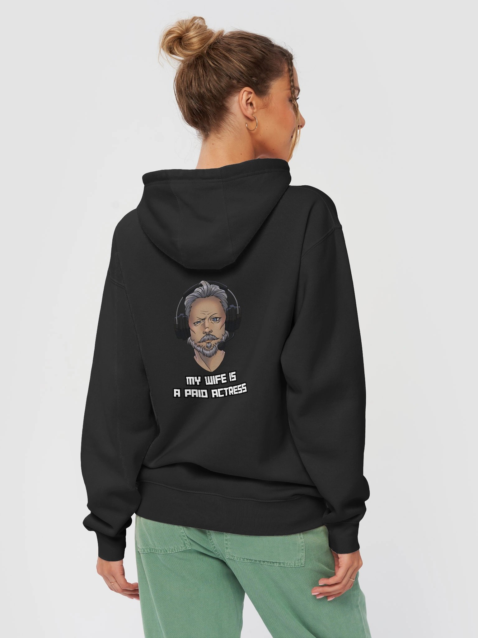 Renfail Paid Actress Pullover Hoodie product image (4)