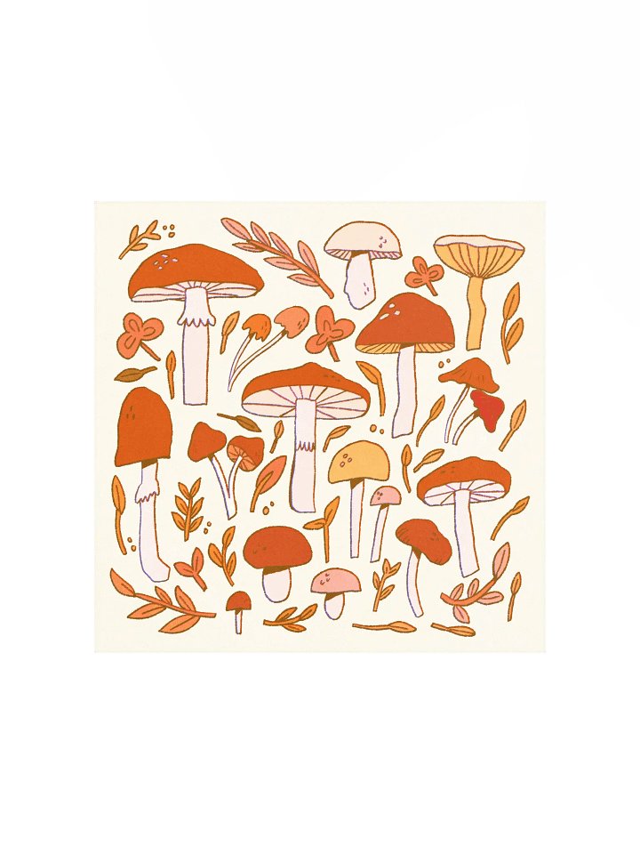 Mushroom Party Print product image (2)