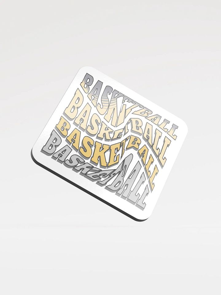 Mess Swirl Basketball Dynamic Coaster product image (1)