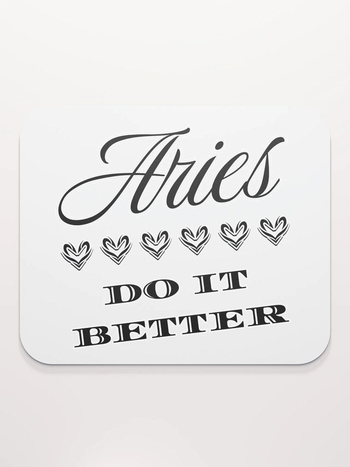 Aries Do It Better Mouse Pad product image (1)