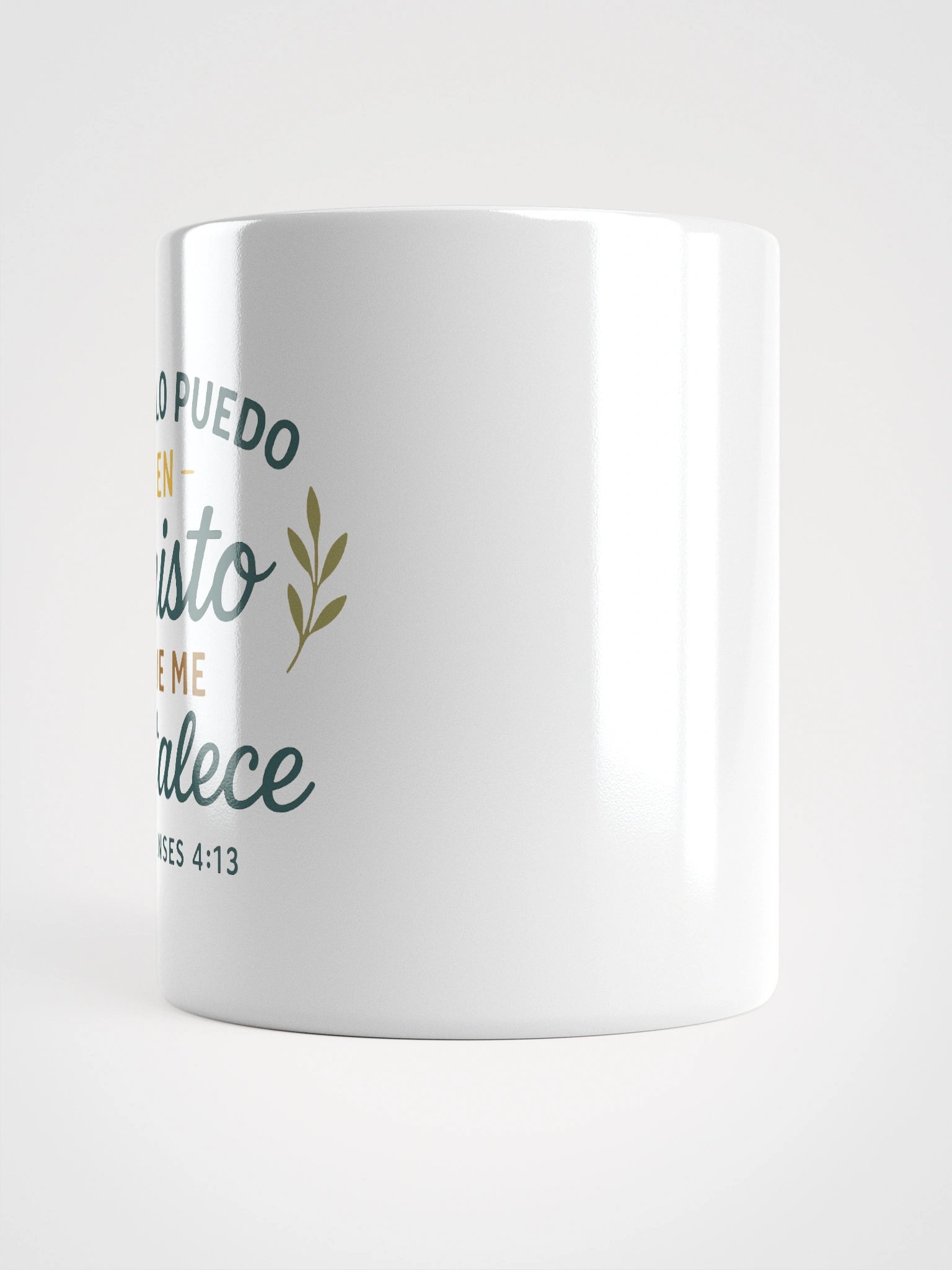 White Christian Mug – “Todo lo puedo en Cristo” (Philippians 4:13) – Spanish Design product image (6)