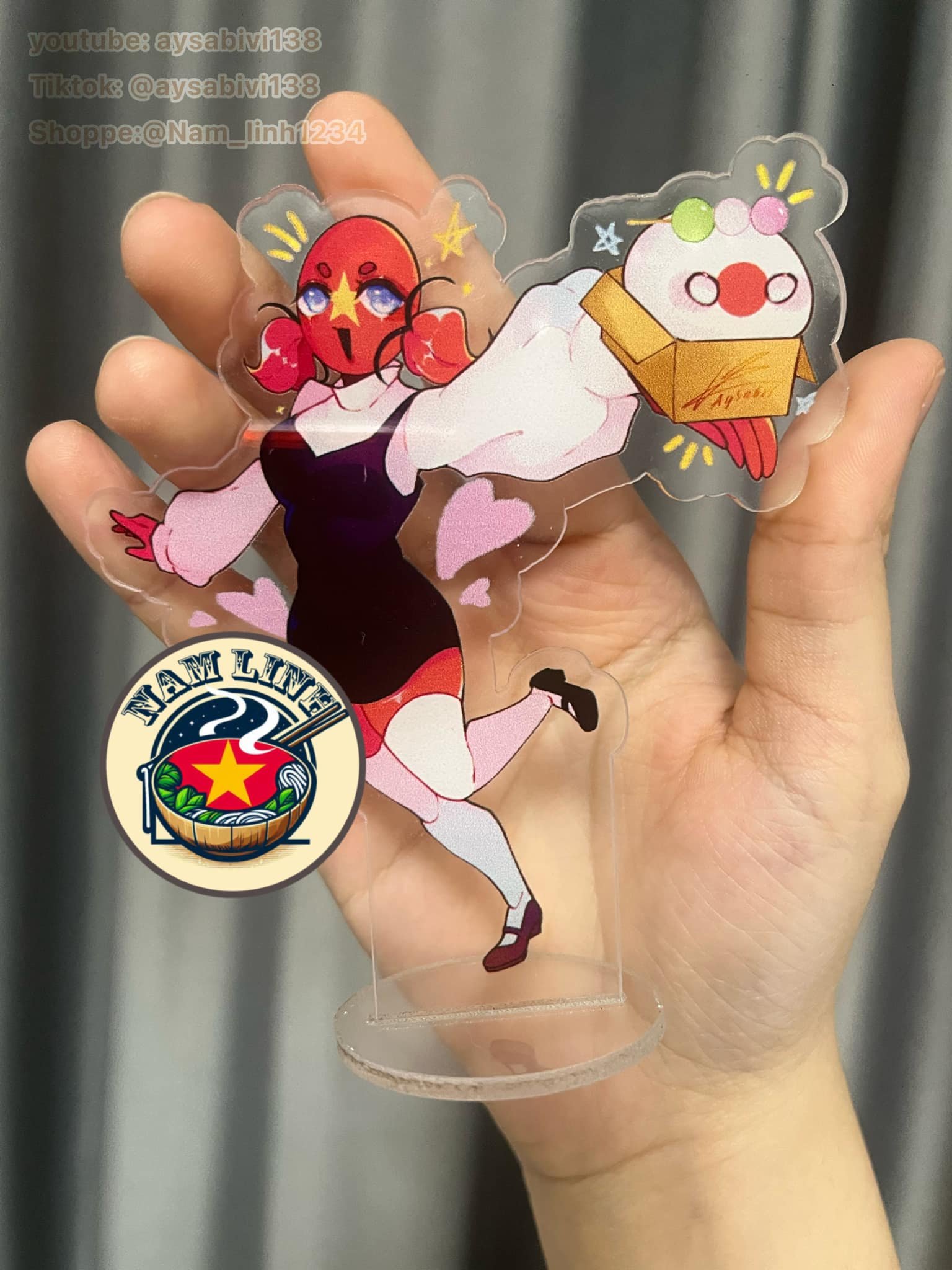 Countryhumans vietnam ( 10cm standees) product image (4)