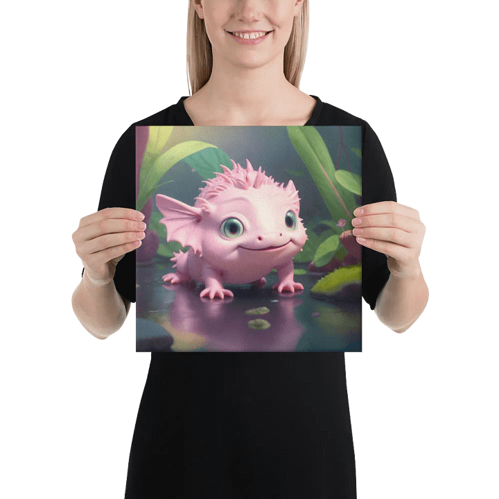 Endangered Species - Mexico - Axolotl Canvas Art product image (2)
