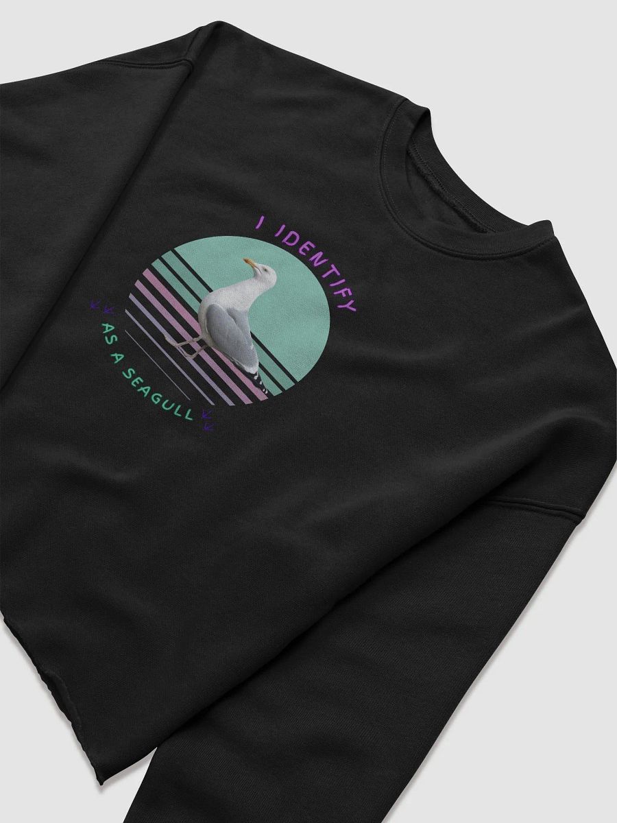 I Identify as a Seagull Cropped Sweatshirt product image (14)
