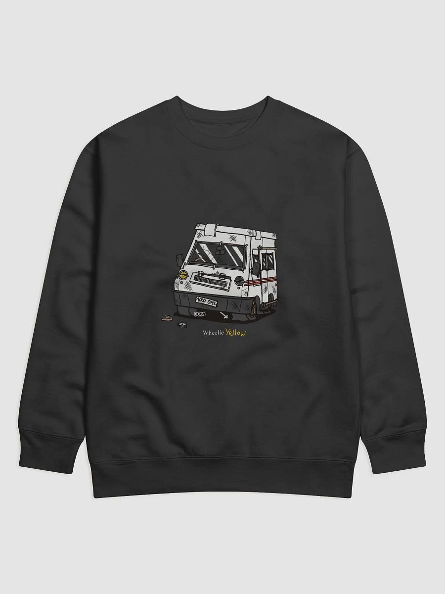 A not-ok Wheelie Yellow sweatshirt! product image (1)