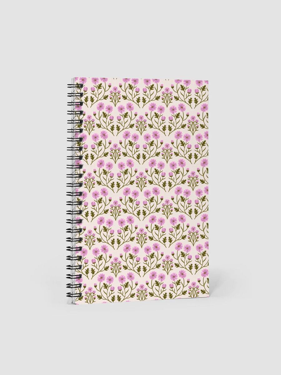 Harmony of Mums - Pink and Green - Spiral Notebook product image (3)