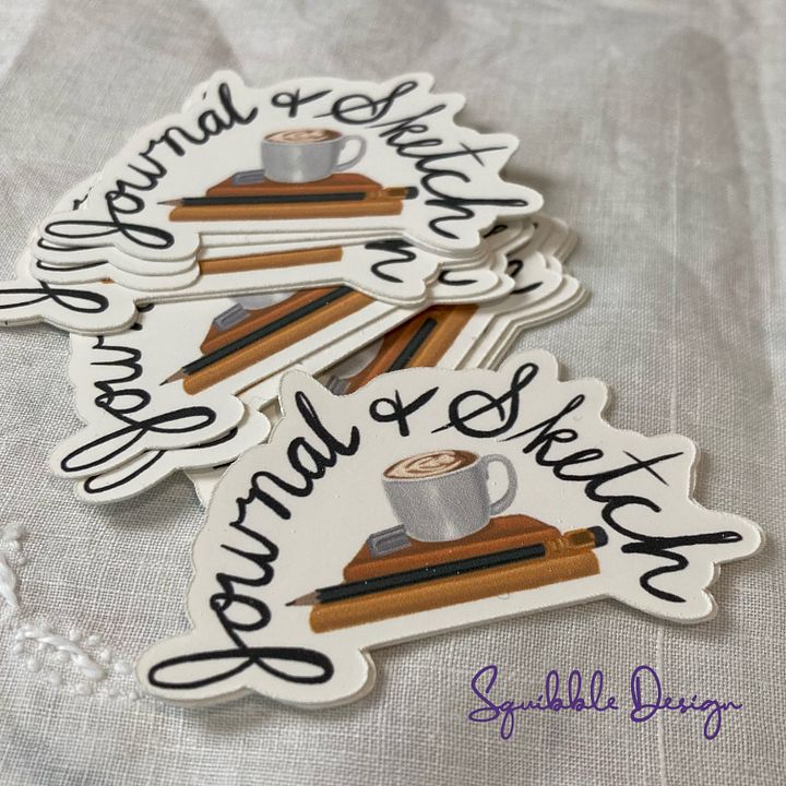 Vinyl Sticker - Journal and Sketch product image (2)