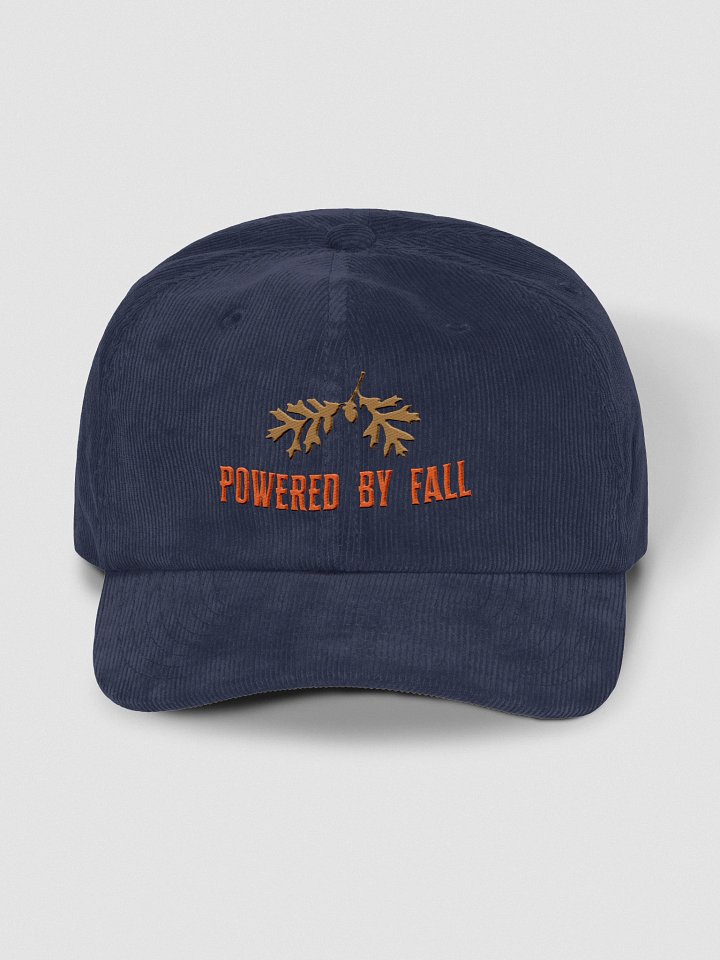 Powered by Fall, Autumn Foliage Corduroy Dad Hat product image (2)