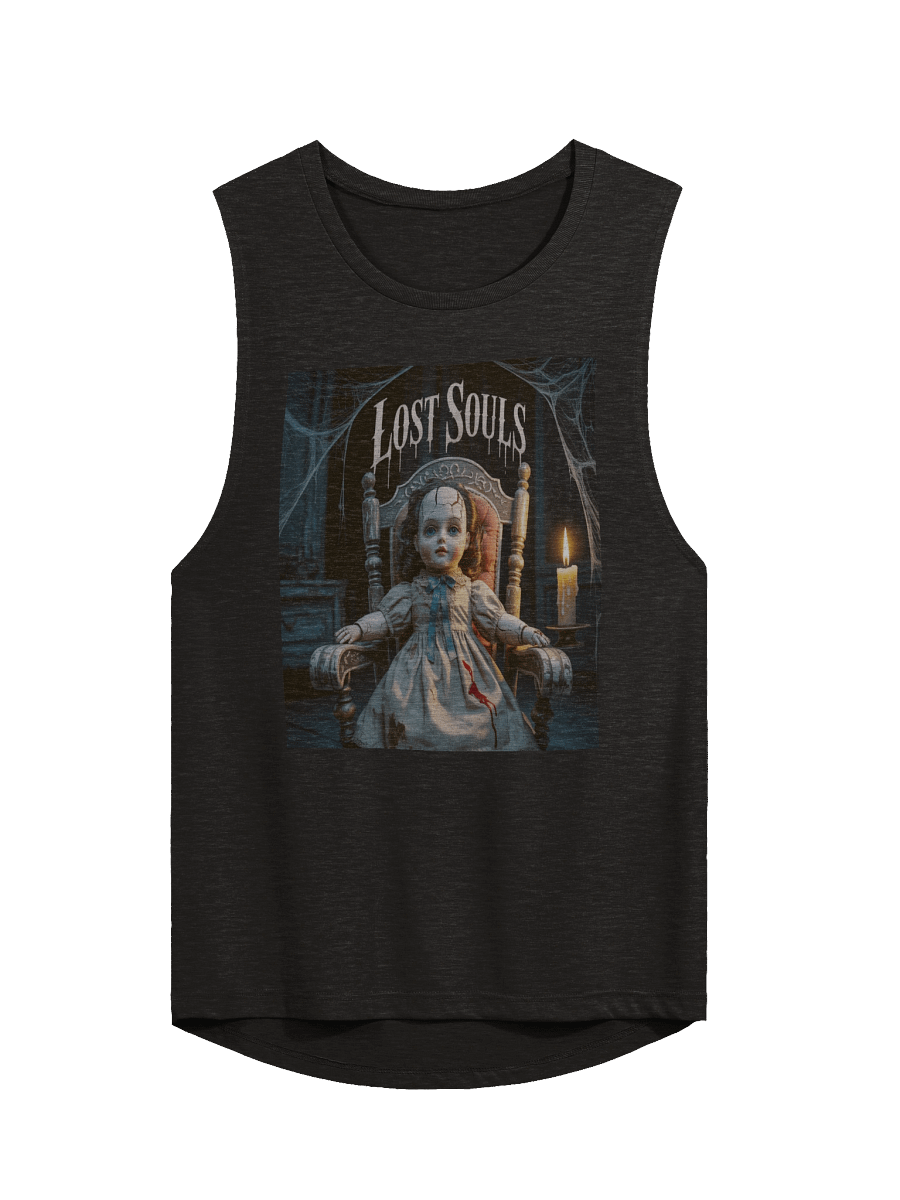 Midnight Veil Designs Women's Black Gothic Flowy Muscle Tank - Lost Souls - S-2XL product image (1)