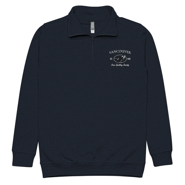 Vancouver Orca Spotting Society Embroidery Half Zip product image (19)