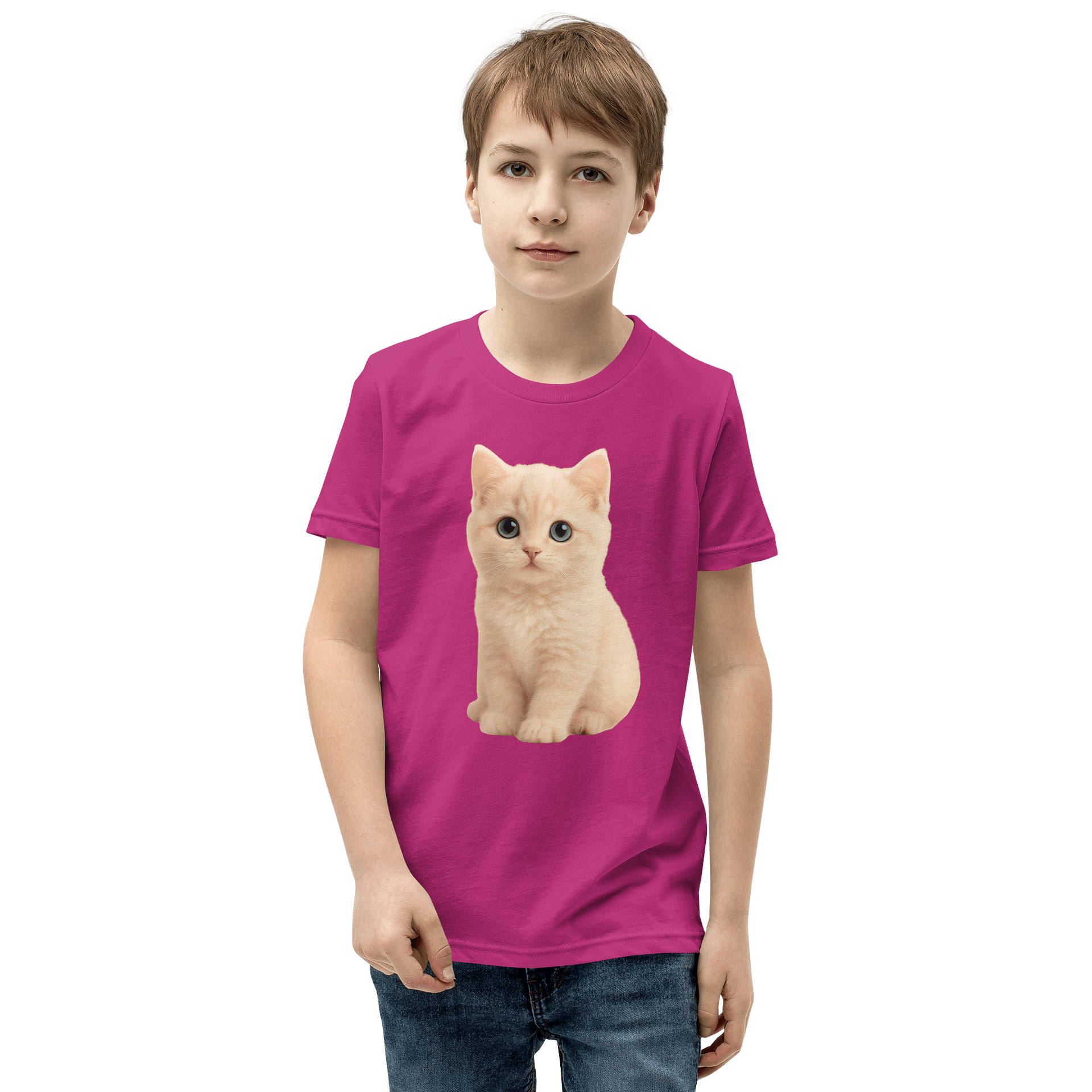 Cute Cat Shirt Pink product image (1)