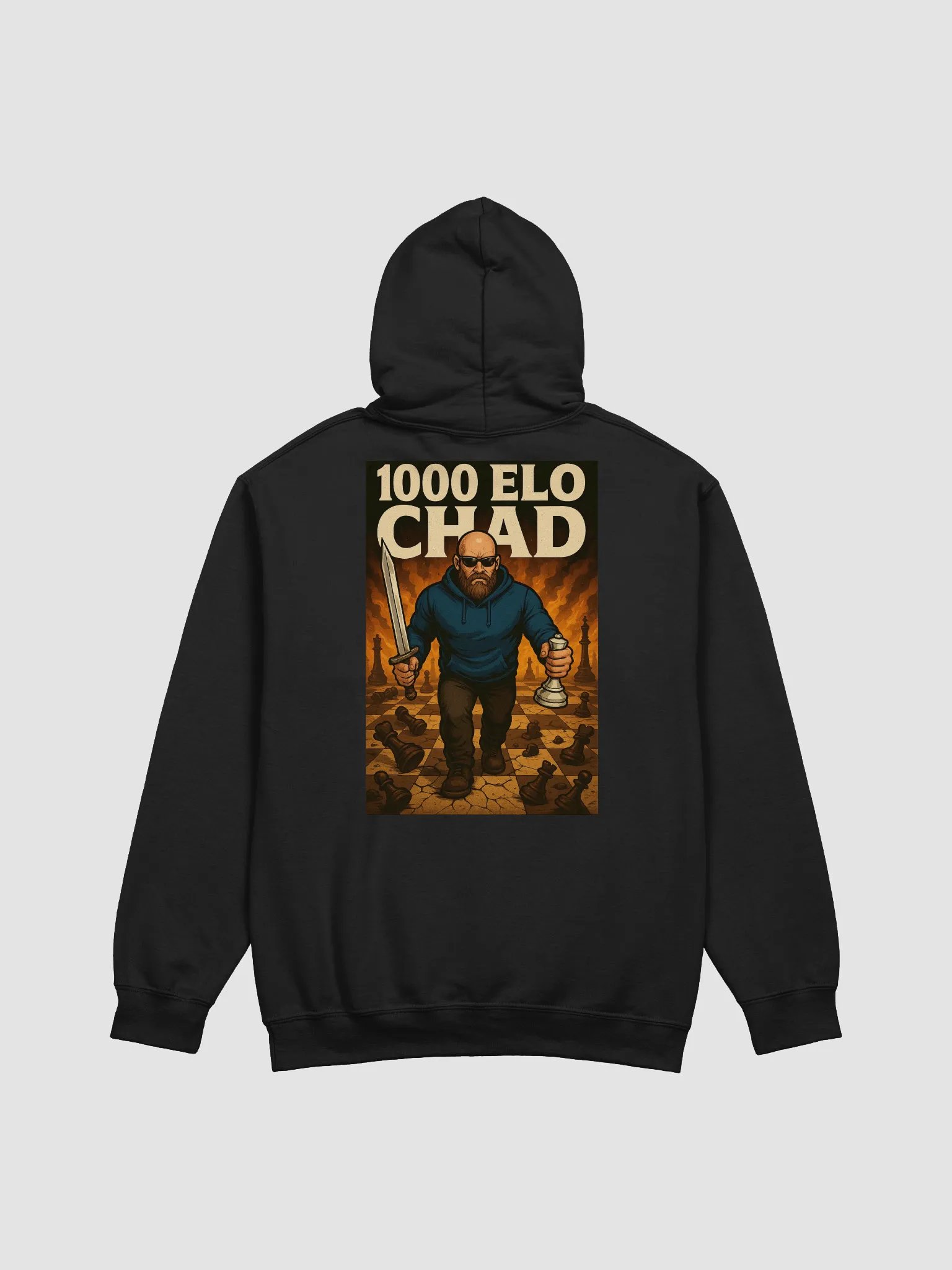 1000 ELO CHAD Hoodie (Back) product image (2)