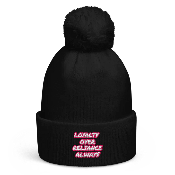 LOYALTY OVER RELIANCE ALWAYS (GIRL BEANIE) product image (1)