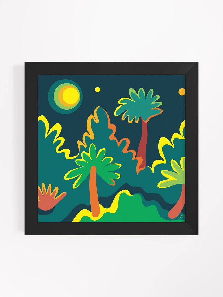 Tropical Dreams Framed Matte Poster - Abstract Landscape No. 1 product image (7)
