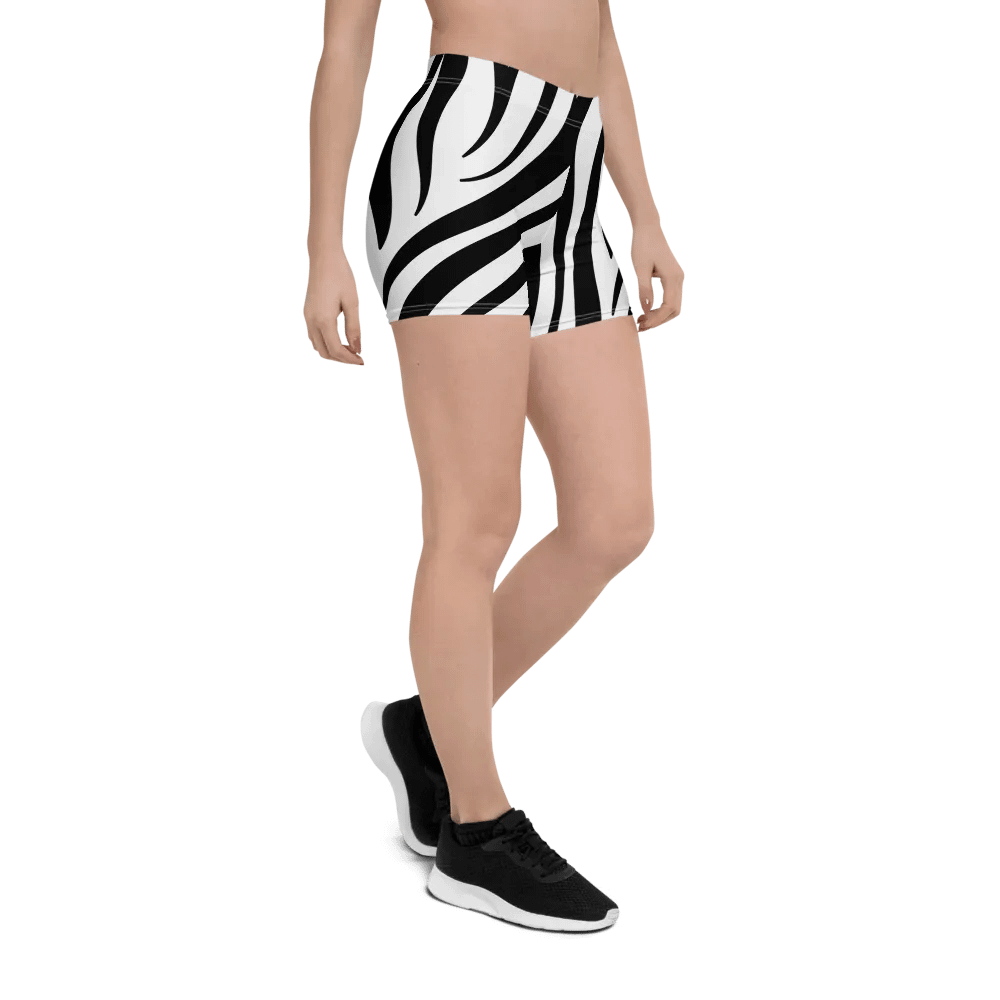 Zebra Stripes All-Over Print Shorts product image (5)