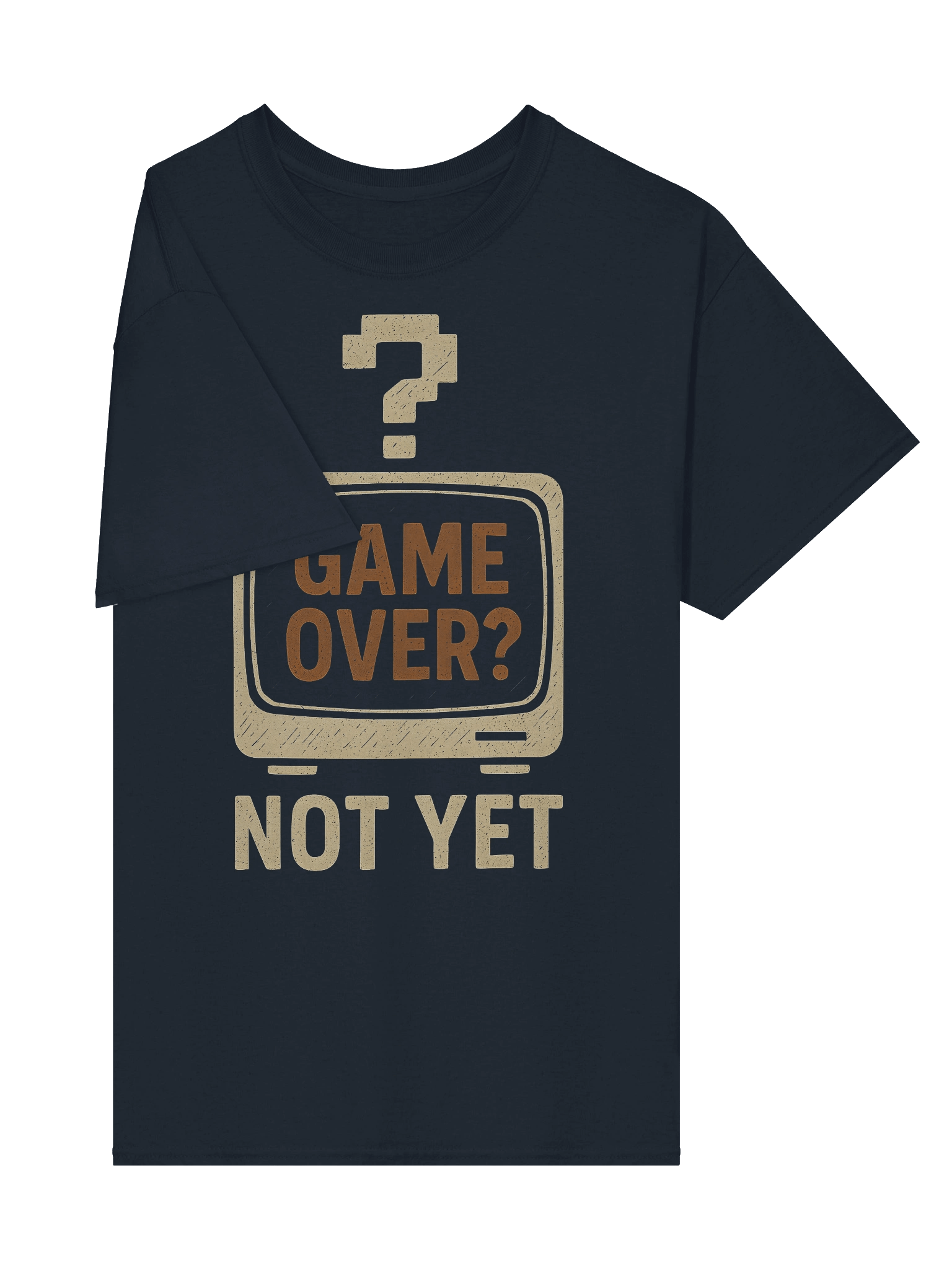 Game Over? Not Yet — Retro Gamer Motivation Tee product image (4)