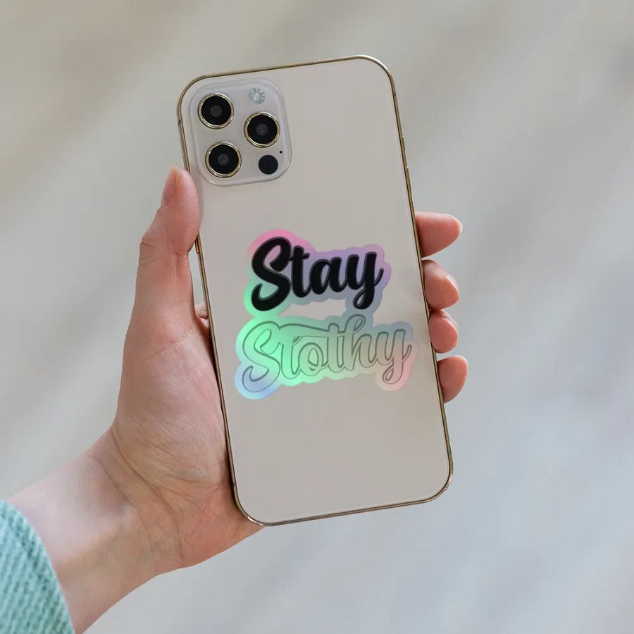 Slothy Holographic Sticker Set product image (8)