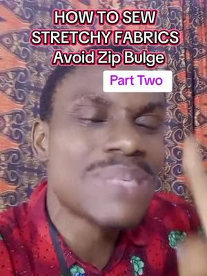 How to Sew Stretchy Fabrics and avoid Zip Bulge. #howtosewstretchyfabrics #howtosewstretchymaterial 