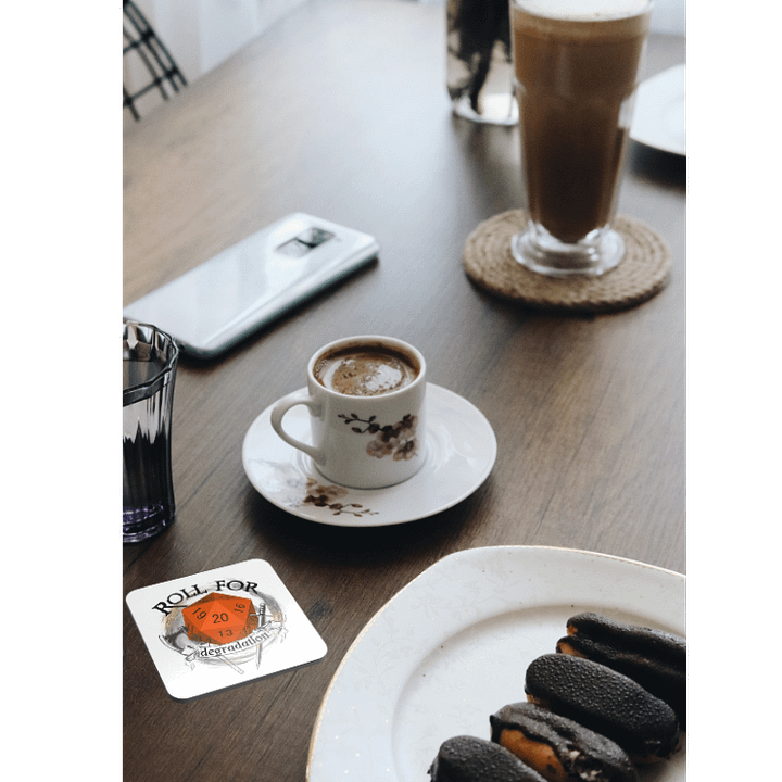 Roll for Degradation coaster product image (1)