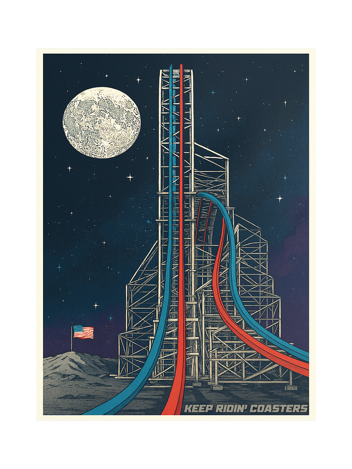 AF1 - Keep Ridin' Coasters 18x24 Inch Poster product image (1)