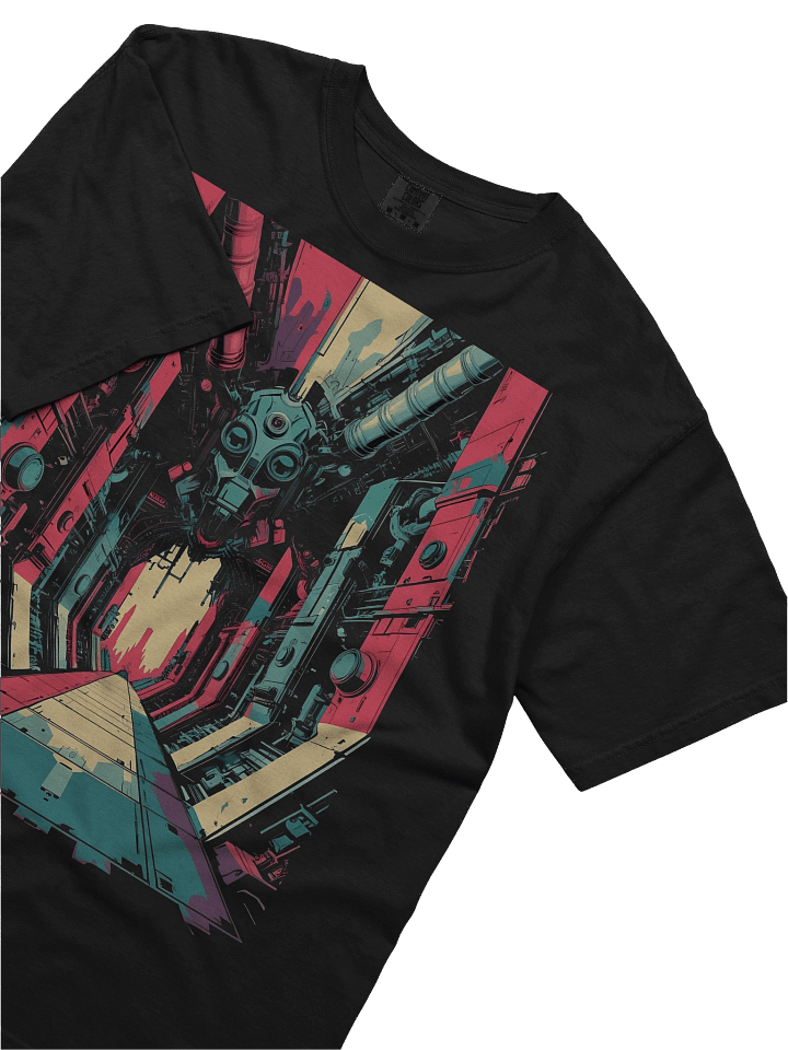 Retro Sci-Fi Gateway Heavyweight T-Shirt product image (2)