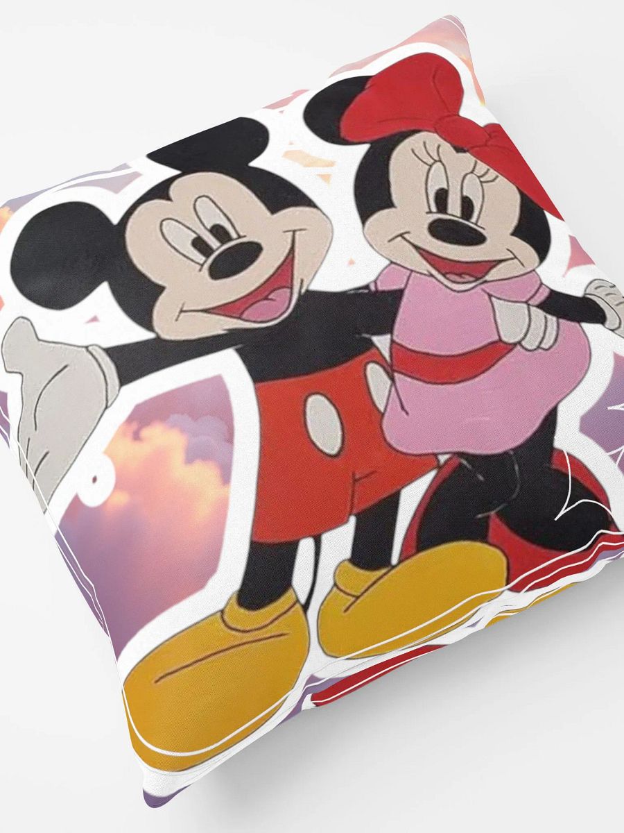 Mickey and Minnie mouse (art by Dina R.) acrylic painting - Pillow product image (7)
