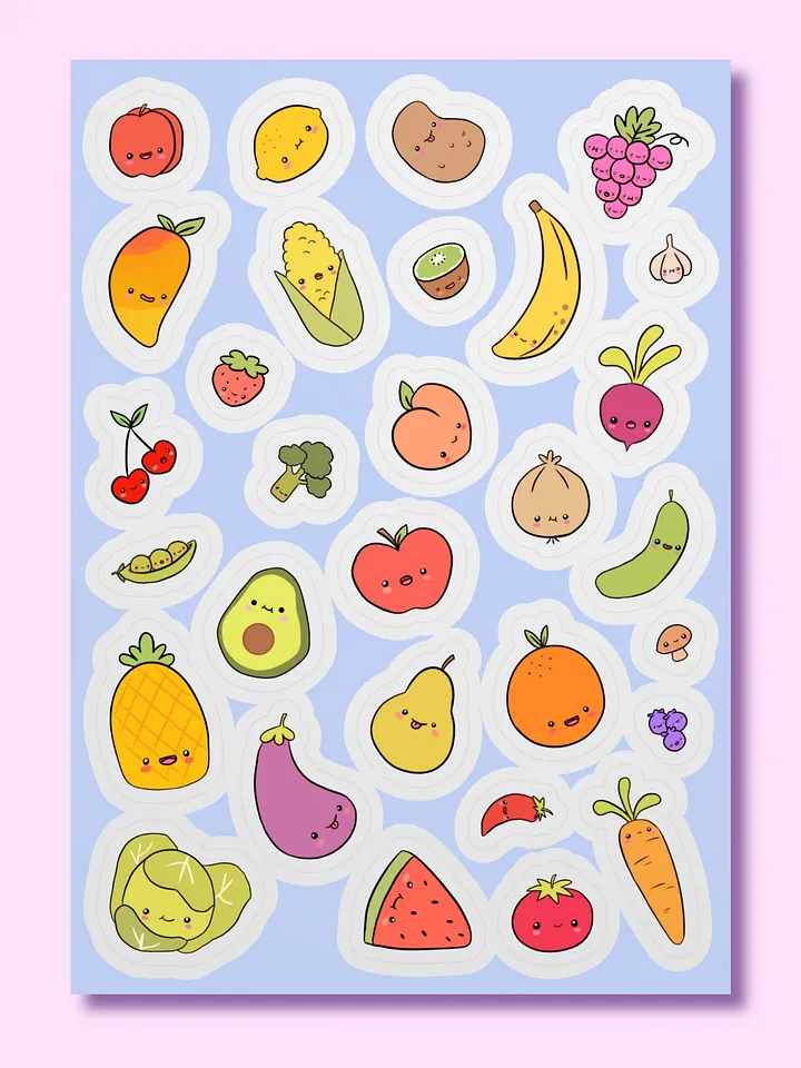 Fruity and veggie Fun Sticker Bonanza product image (1)