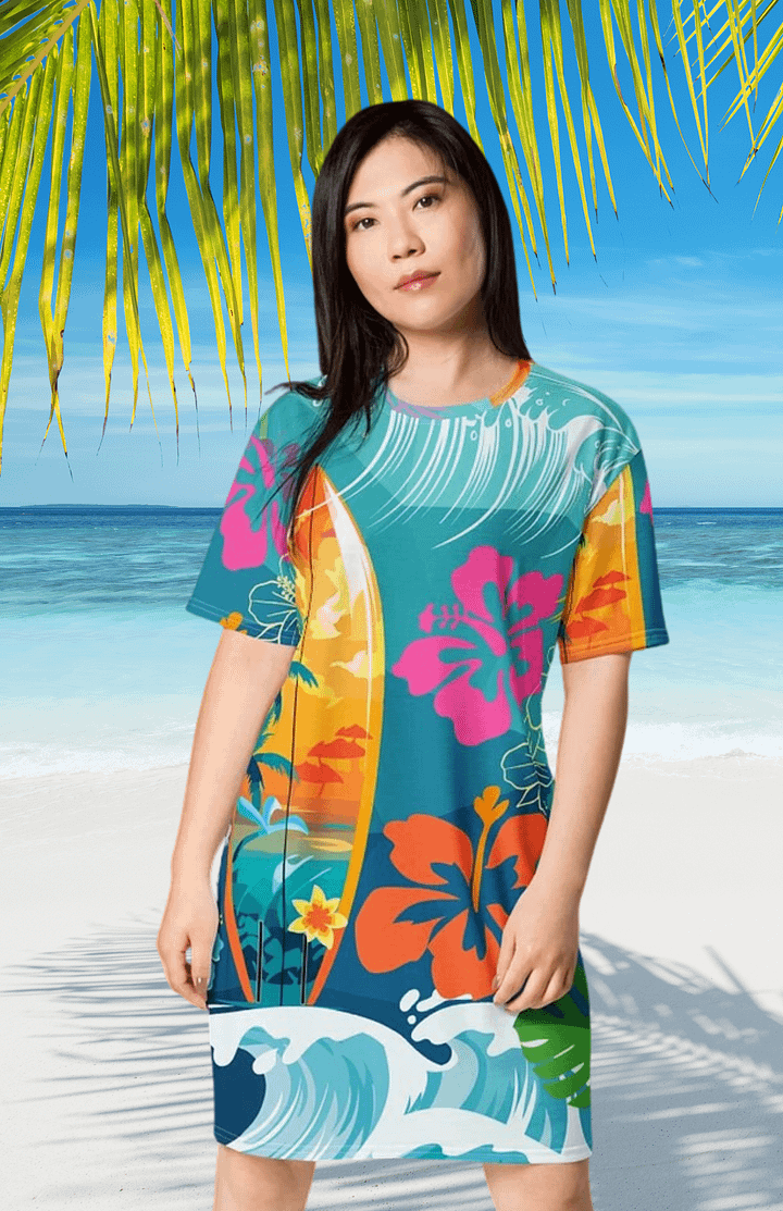 Tropical Escape T Dress product image (1)