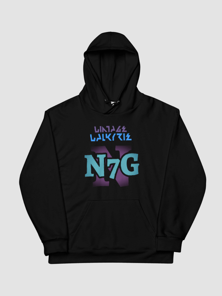 Vintage Valkyrie Hoodie - Black | N7G product image (1)