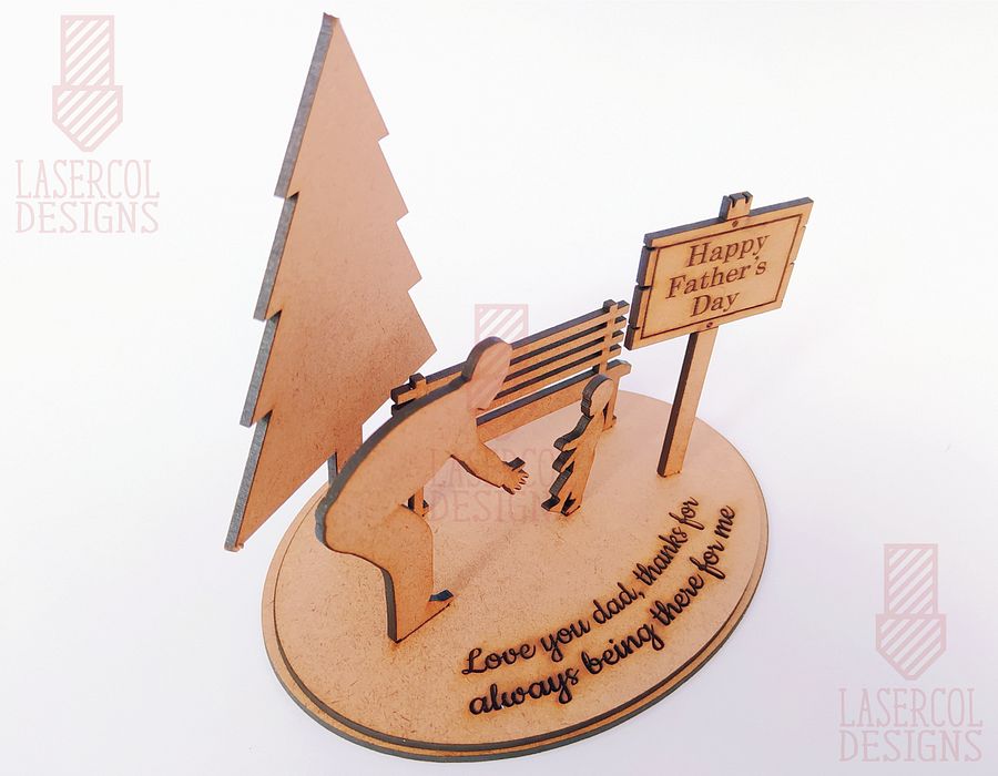 Father's Day Gift Plaque - Laser Cut Files product image (10)