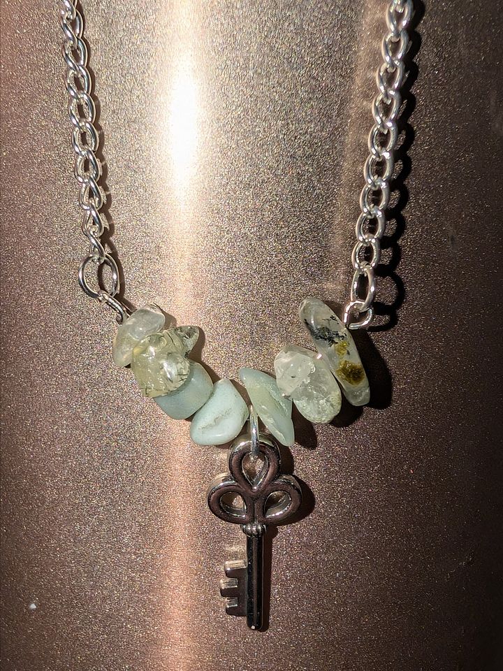 Crystal Necklace with Key Charm! product image (1)