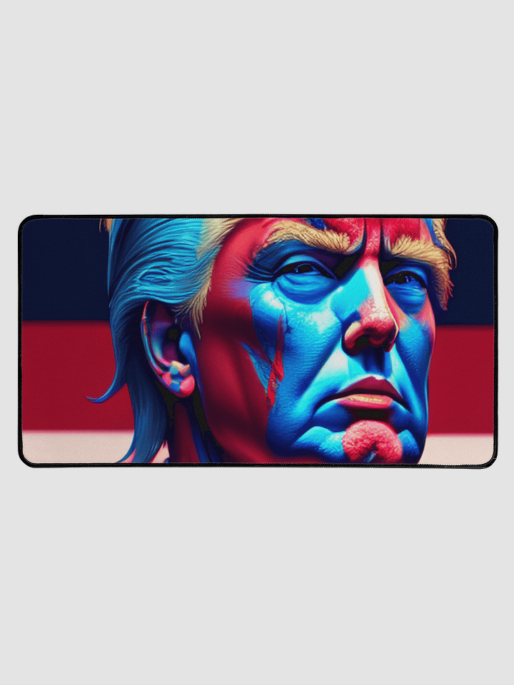 Blue and Red Mouse Pad - Large product image (1)
