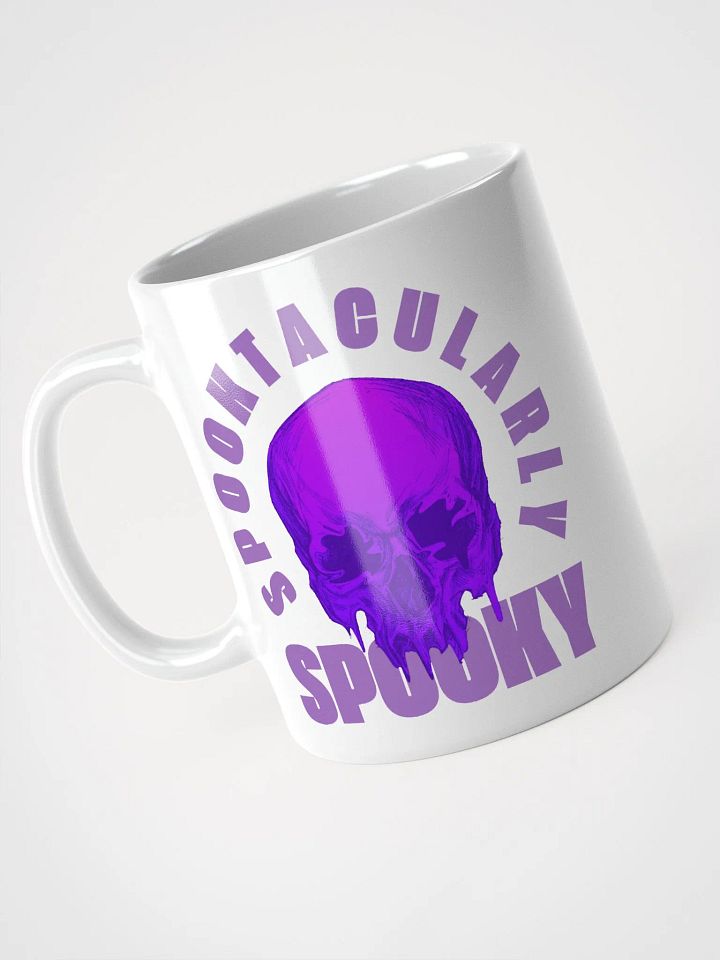 Spooktacular Skull White Glossy Mug product image (1)