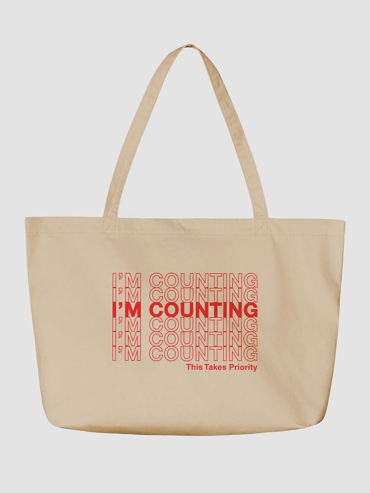 Cotton Tote Bag - I'm Counting product image (3)