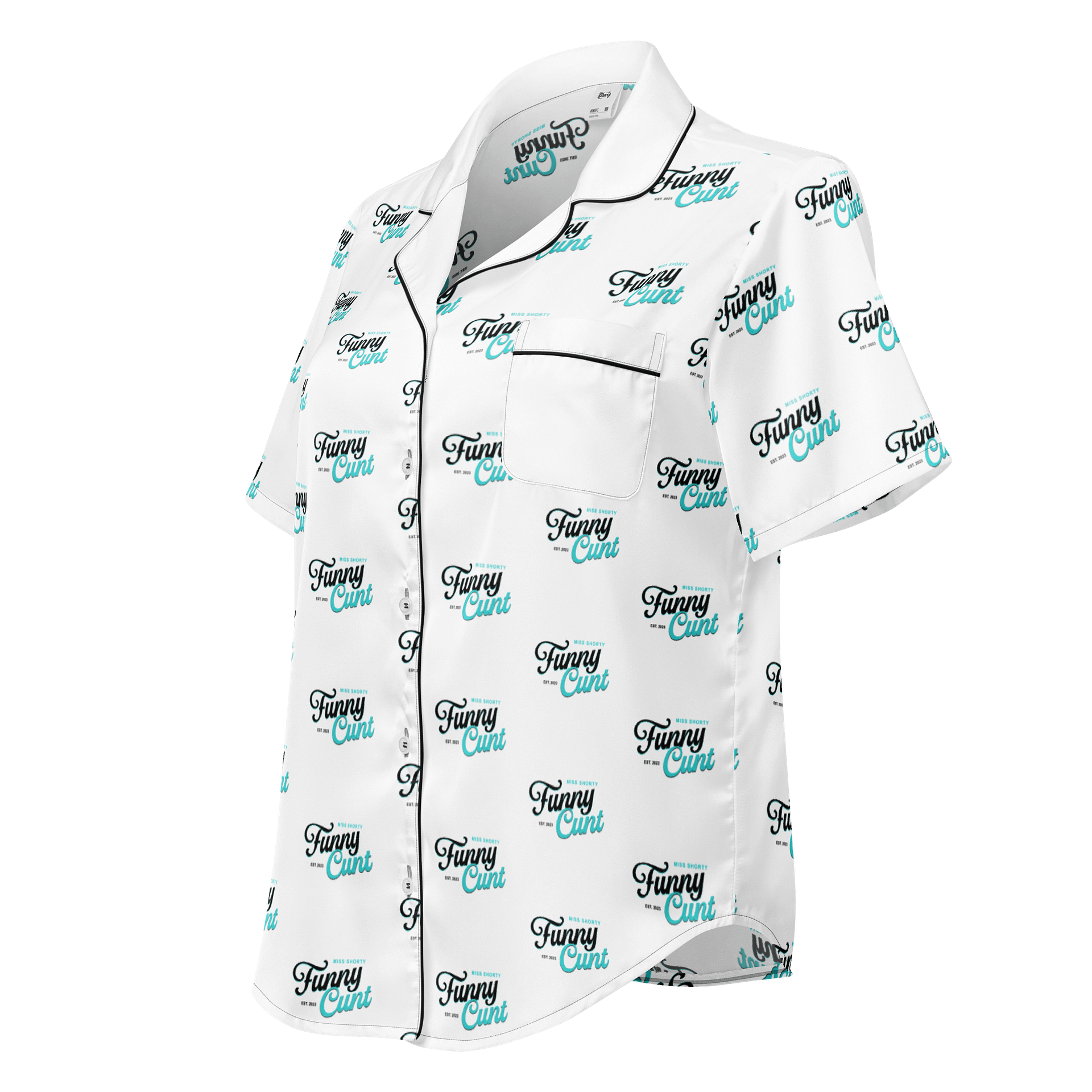 Funny C!nt Short Sleeve Pajama Shirt product image (1)