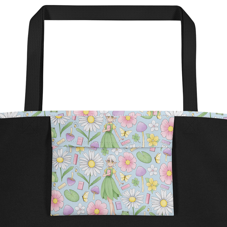 Pariah's Pastel Garden - Large Tote Bag w/ Pocket product image (2)