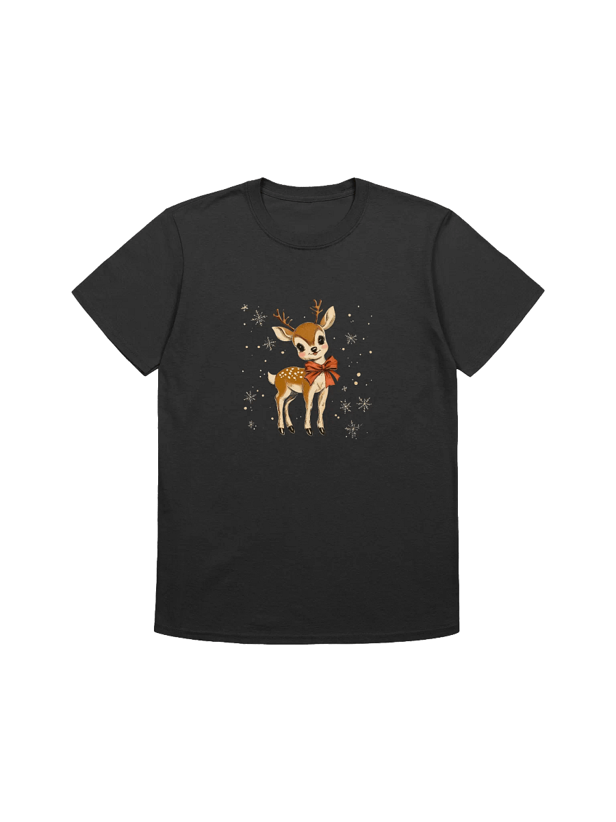 Retro Vintage Christmas Reindeer Unisex T-Shirt product image (1)