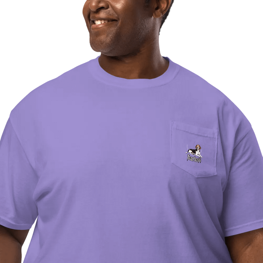 Fearless Beagle Pocket Unisex Shirt product image (11)